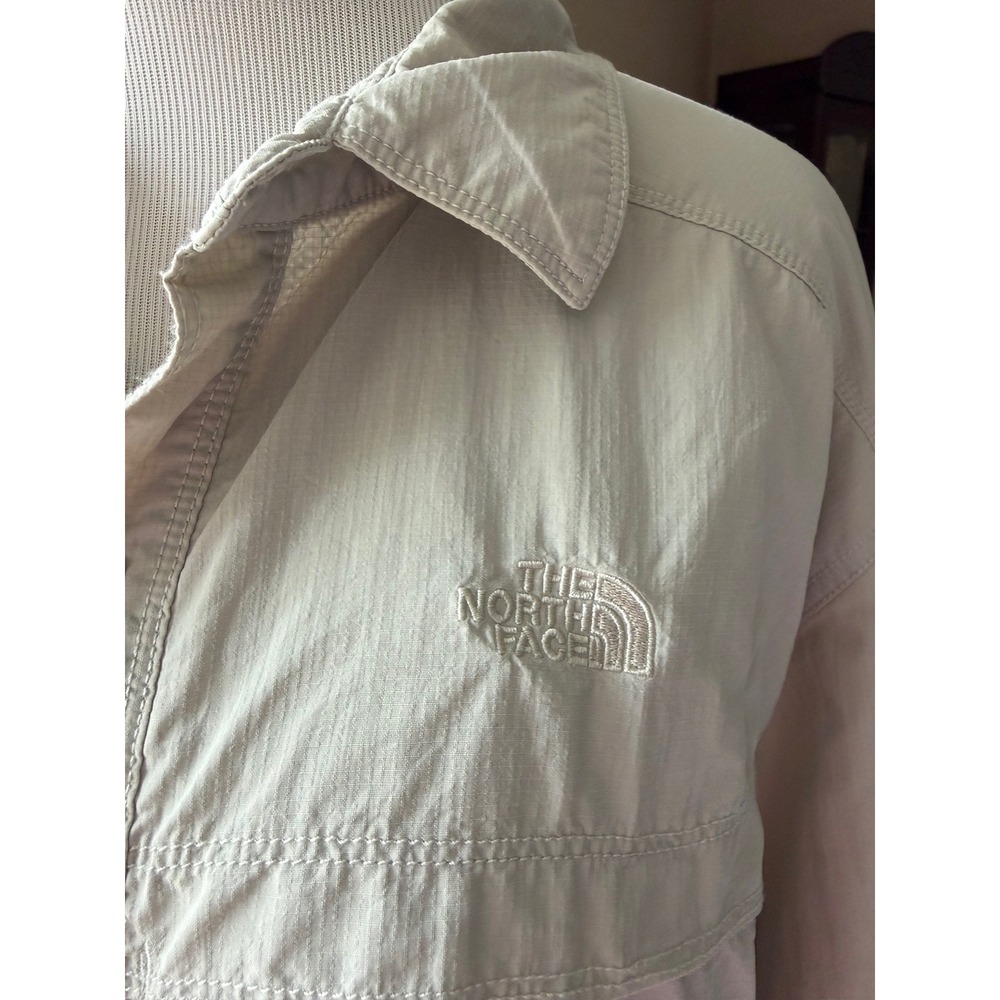 The North Face Mens XL Tan Lightweight Long Sleeve Button Up Shirt Outdoor